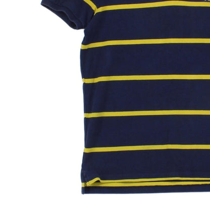 Mens Striped Polo Shirt Short Sleeve Custom Slim Fit