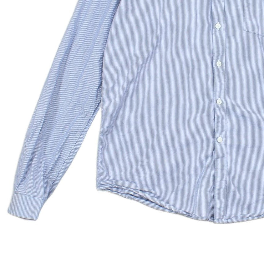 Mens Striped Shirt Long Sleeve Classic