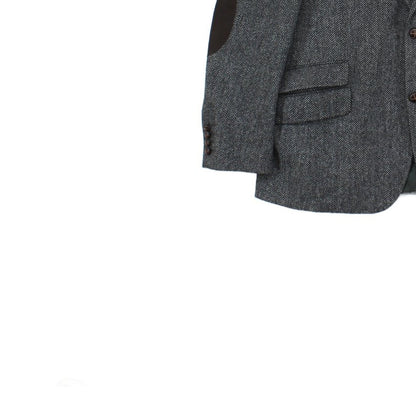 Mens Tweed Blazer Herringbone Wool