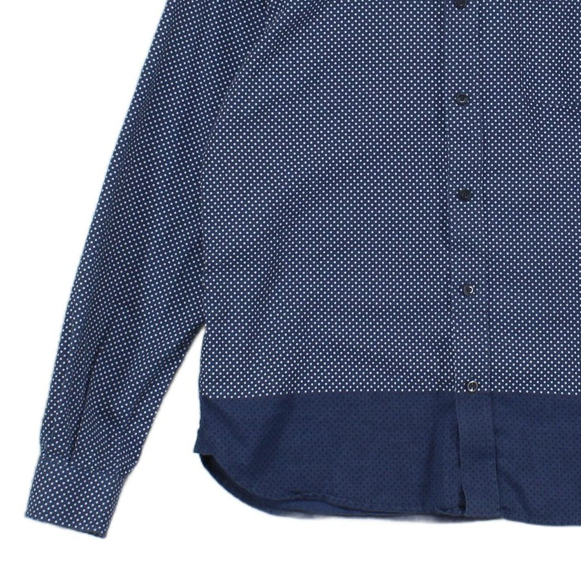 Mens Polka Dot Shirt Long Sleeve