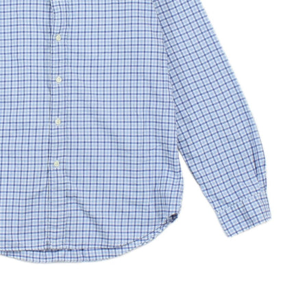 Mens Plaid Shirt Button Up Slim Fit