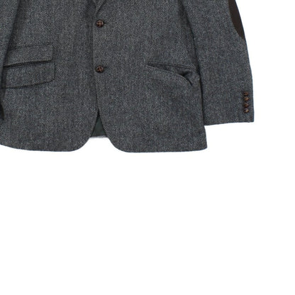 Mens Tweed Blazer Herringbone Wool