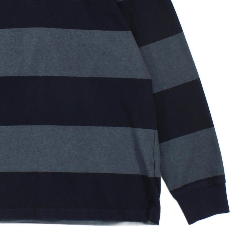 Mens Striped Polo Shirt Long Sleeve