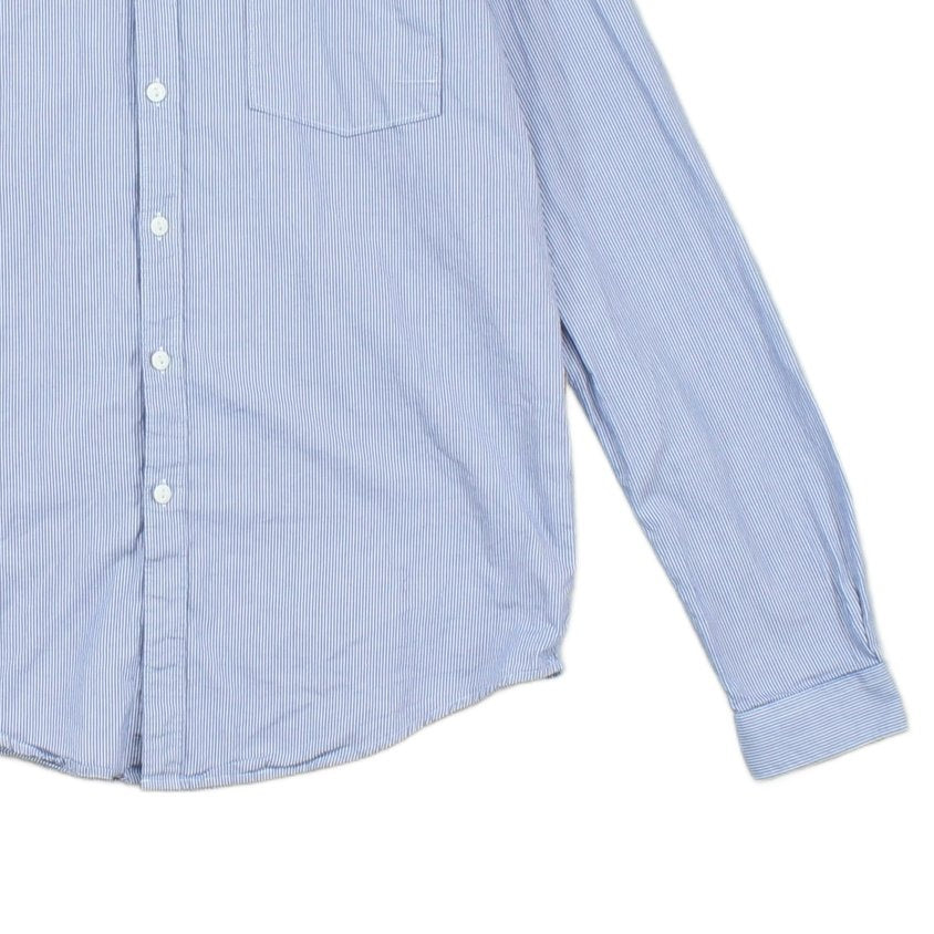 Mens Striped Shirt Long Sleeve Classic