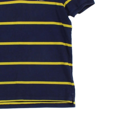 Mens Striped Polo Shirt Short Sleeve Custom Slim Fit