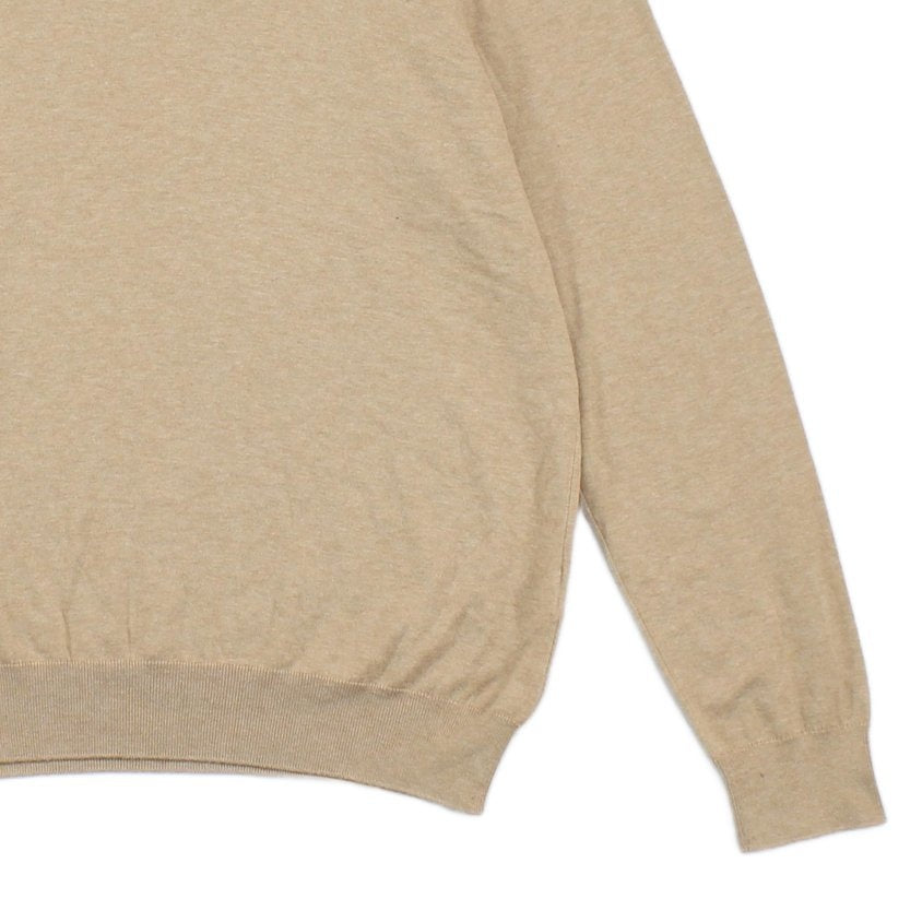 Mens Pima Cotton Jumper Slim Fit Knit