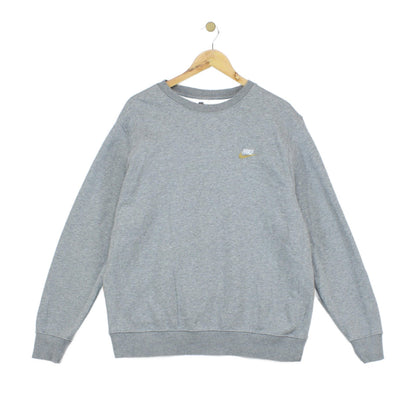 Mens Club Sweatshirt Athletic Pullover Crew Neck