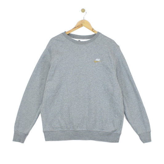 Mens Club Sweatshirt Athletic Pullover Crew Neck