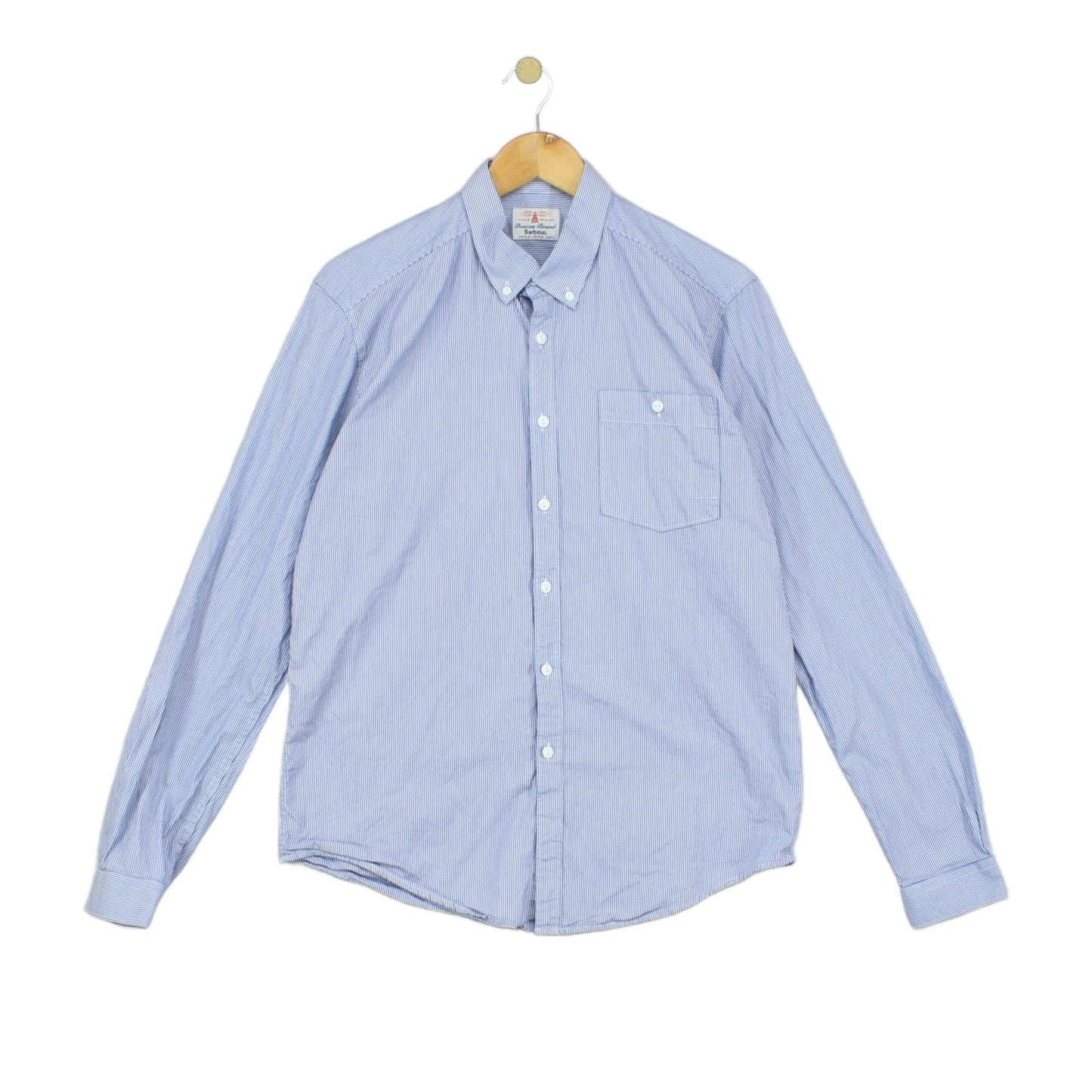 Mens Striped Shirt Long Sleeve Classic