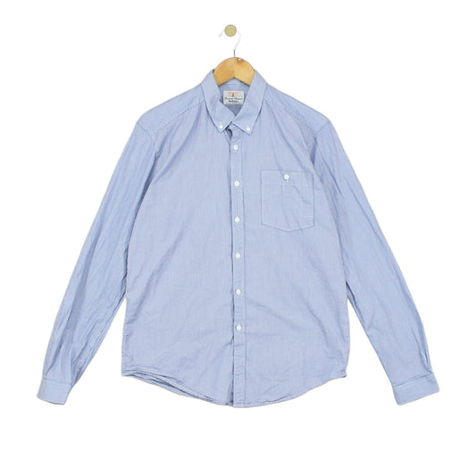 Mens Striped Shirt Long Sleeve Classic