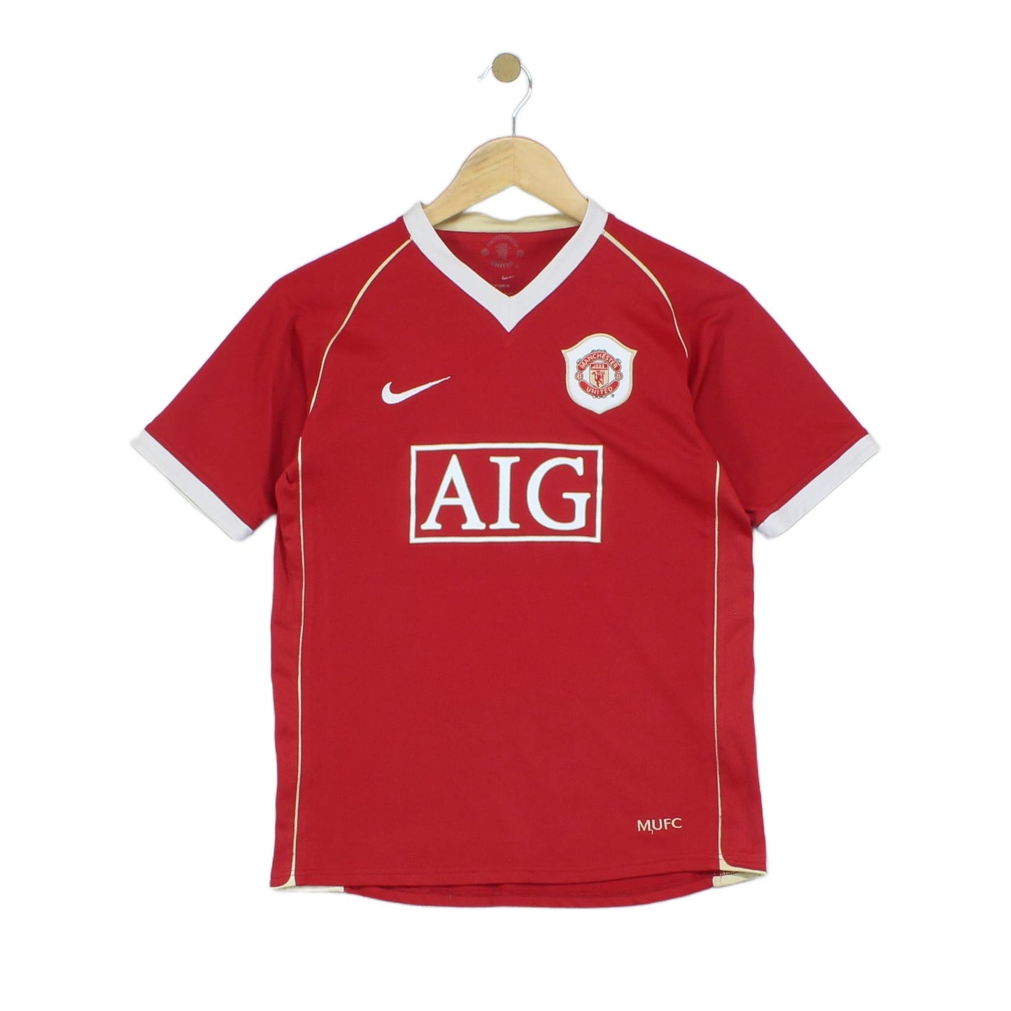 Boys Manchester United 2006-07 Football Shirt Home Jersey