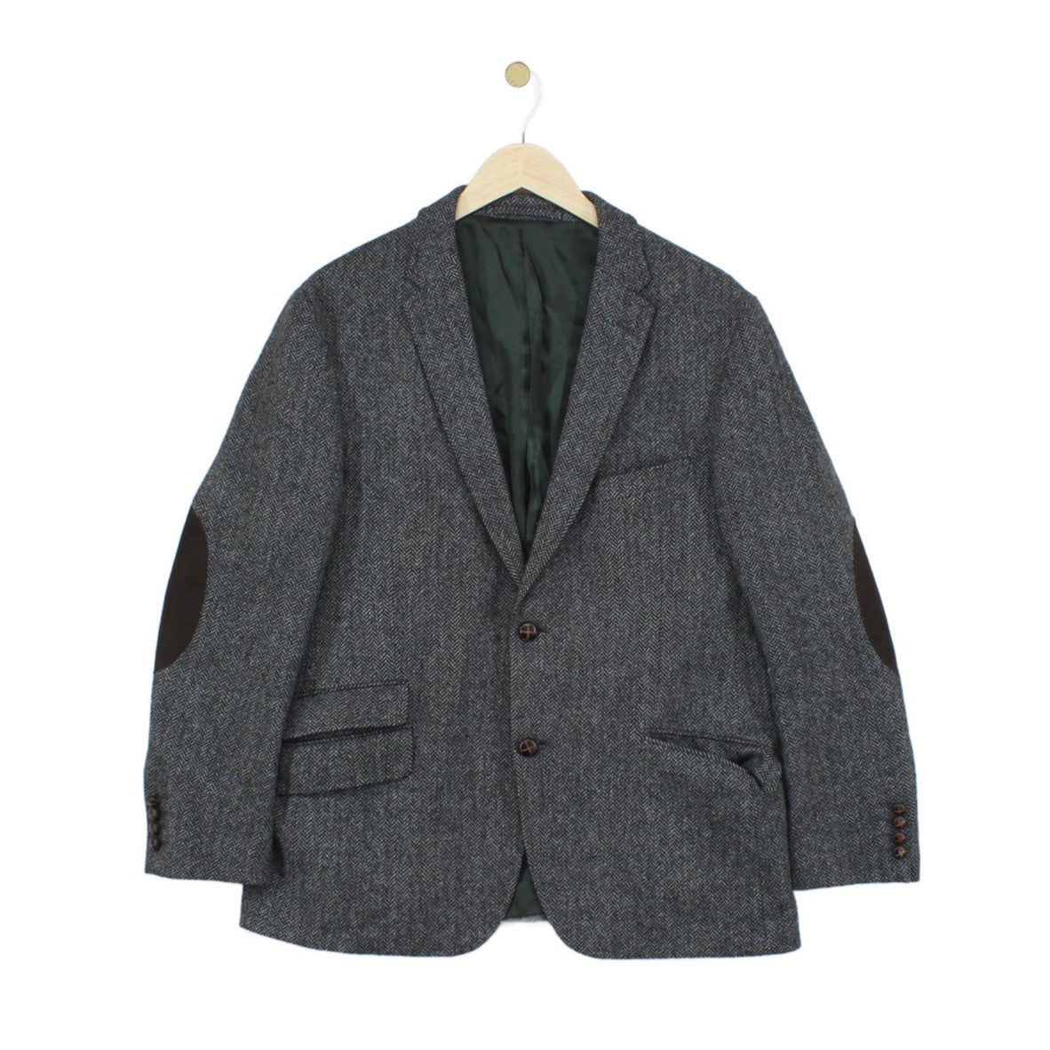 Mens Tweed Blazer Herringbone Wool