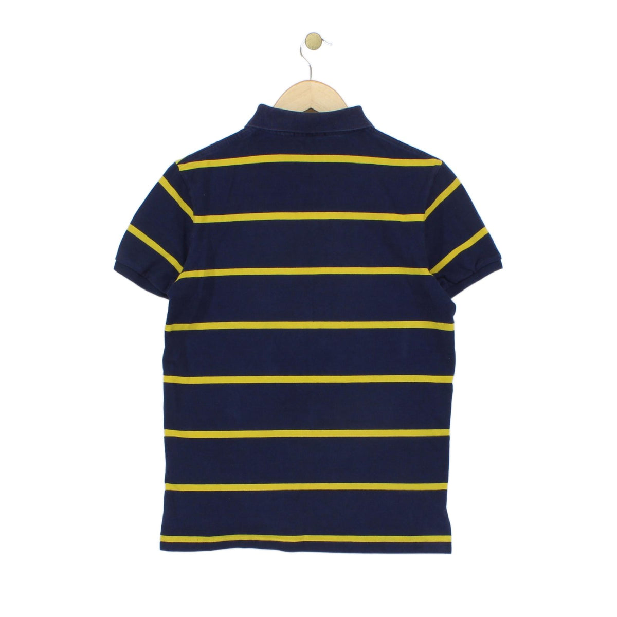 Mens Striped Polo Shirt Short Sleeve Custom Slim Fit