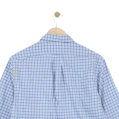 Mens Plaid Shirt Button Up Slim Fit