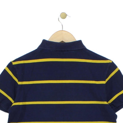 Mens Striped Polo Shirt Short Sleeve Custom Slim Fit