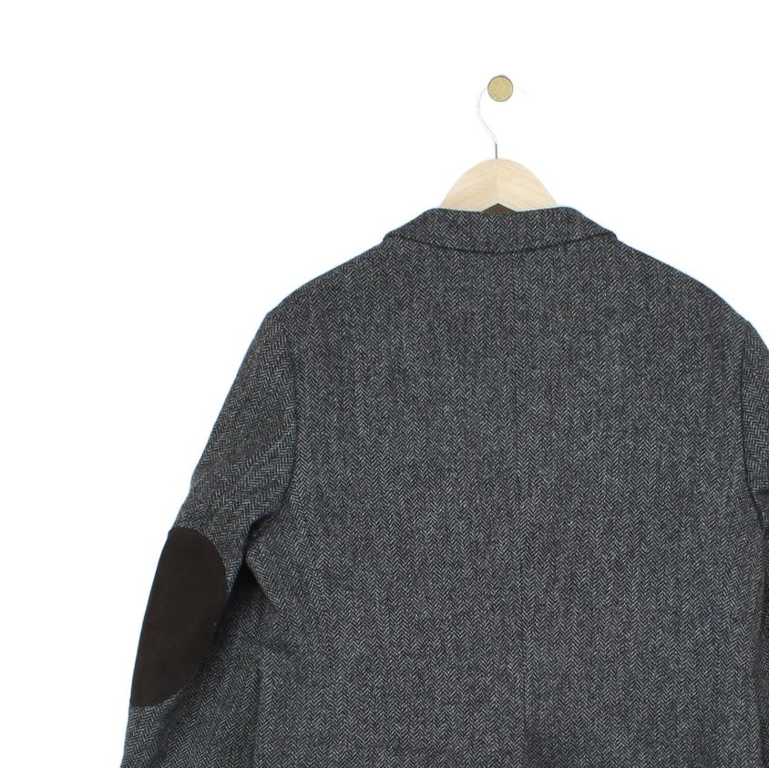 Mens Tweed Blazer Herringbone Wool