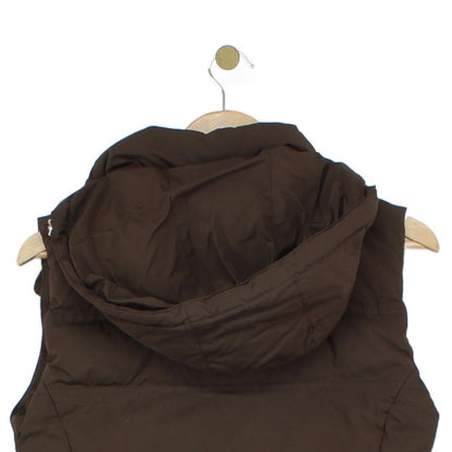 Womens Down Bodywarmer Hooded Puffed Sleeveless