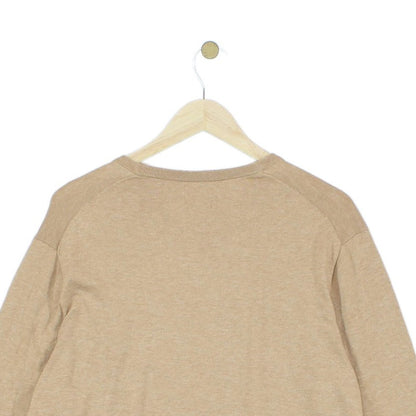 Mens Pima Cotton Jumper Slim Fit Knit