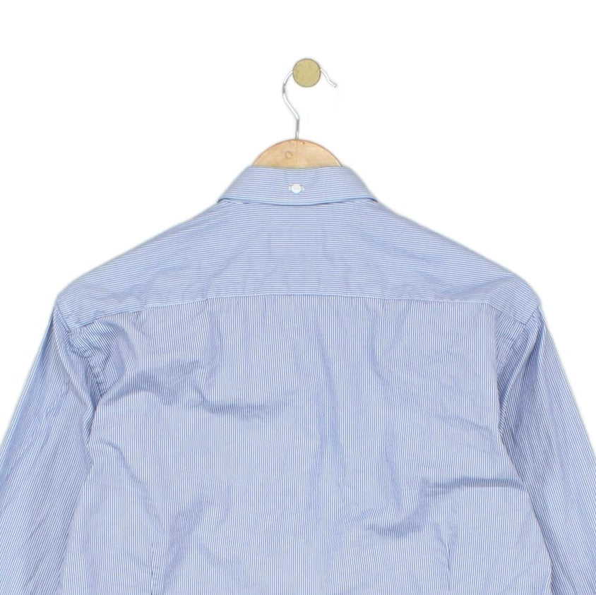 Mens Striped Shirt Long Sleeve Classic