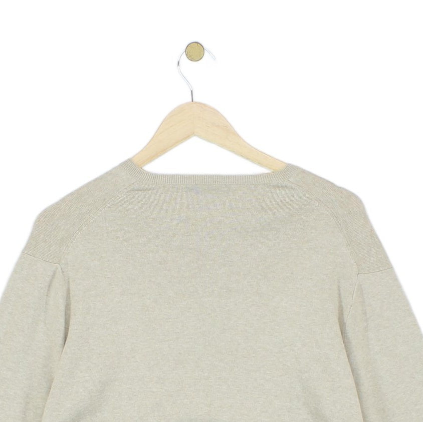 Mens V-Neck Jumper Pima Cotton