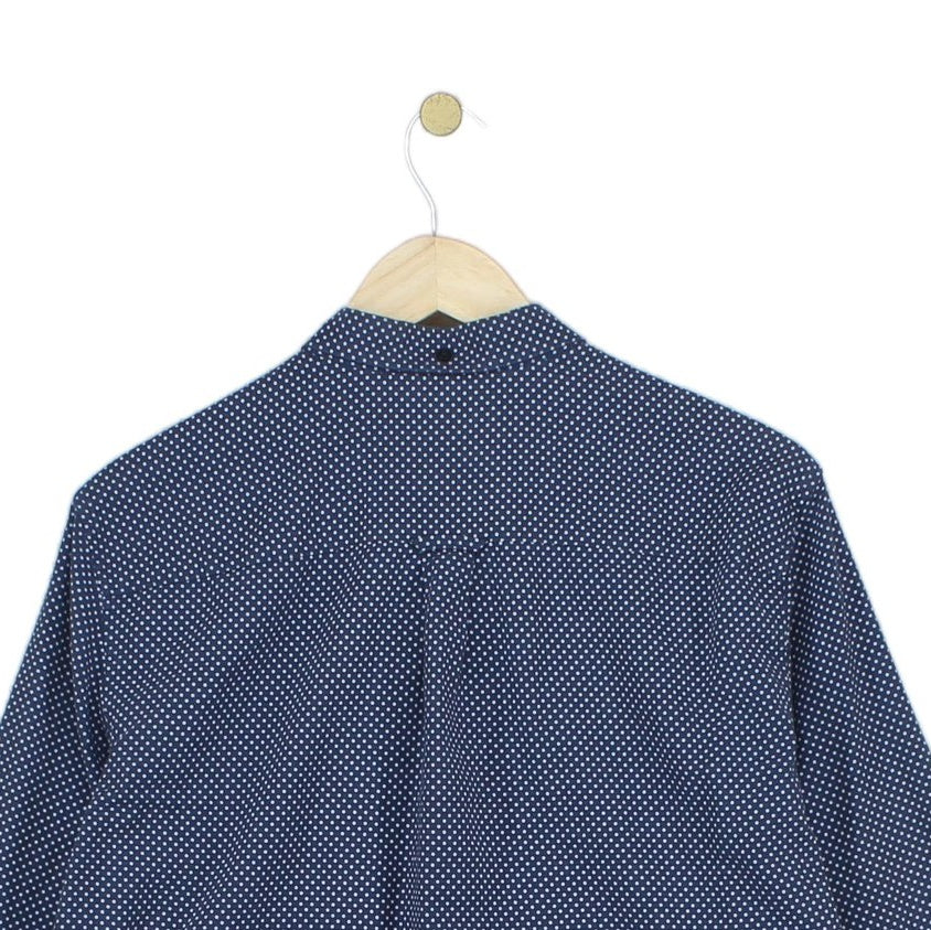 Mens Polka Dot Shirt Long Sleeve