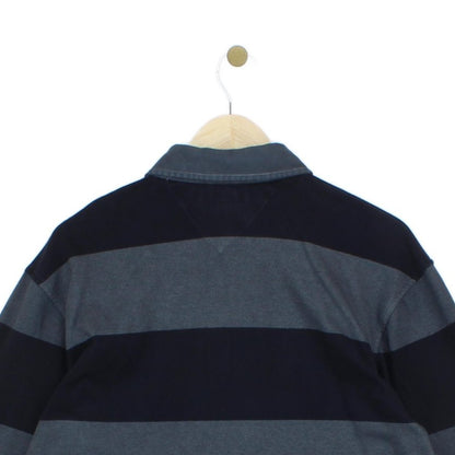 Mens Striped Polo Shirt Long Sleeve