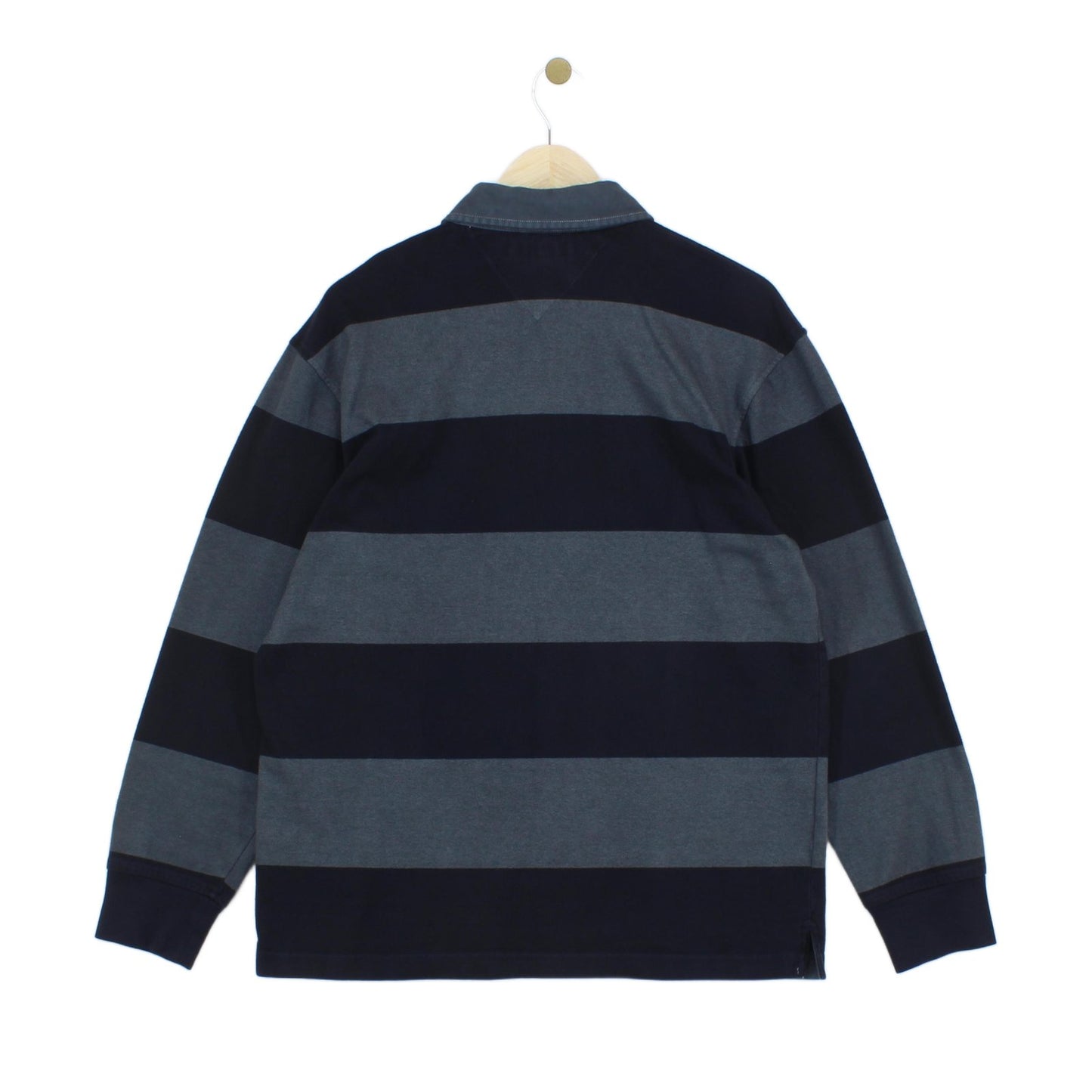 Mens Striped Polo Shirt Long Sleeve