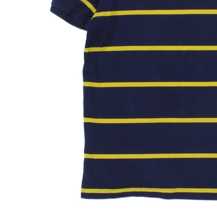 Mens Striped Polo Shirt Short Sleeve Custom Slim Fit