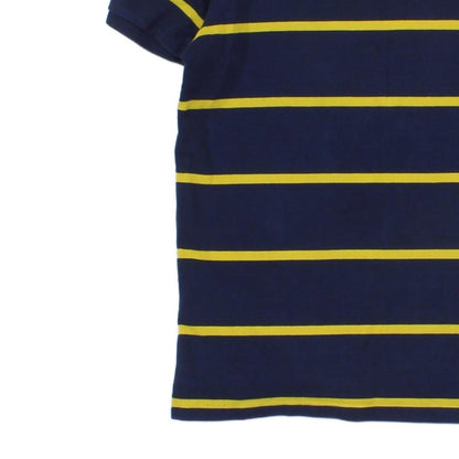 Mens Striped Polo Shirt Short Sleeve Custom Slim Fit