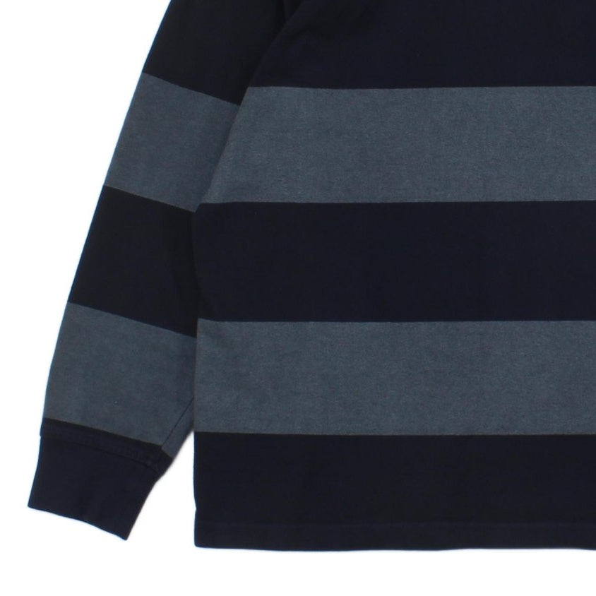 Mens Striped Polo Shirt Long Sleeve