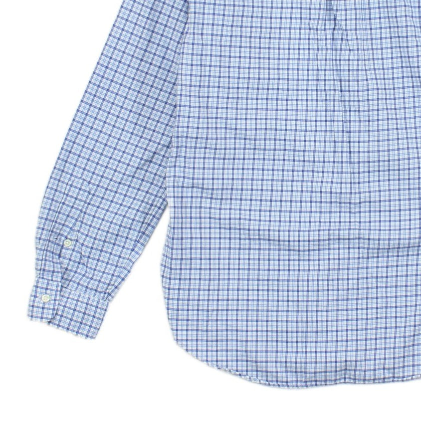 Mens Plaid Shirt Button Up Slim Fit