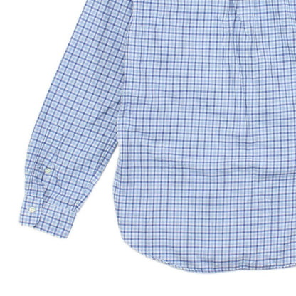 Mens Plaid Shirt Button Up Slim Fit
