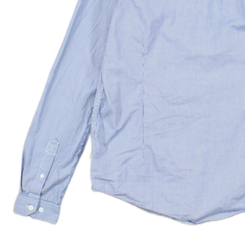 Mens Striped Shirt Long Sleeve Classic