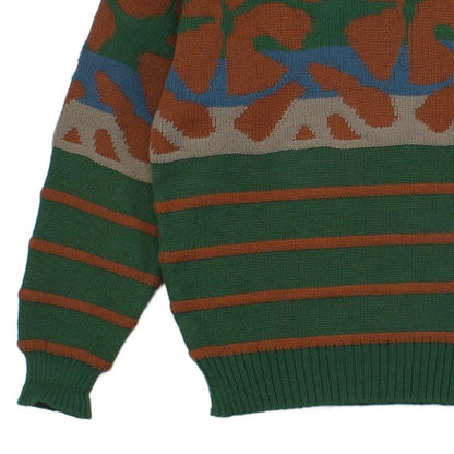 Mens Jumper Made In Italy Patterned Crew Neck