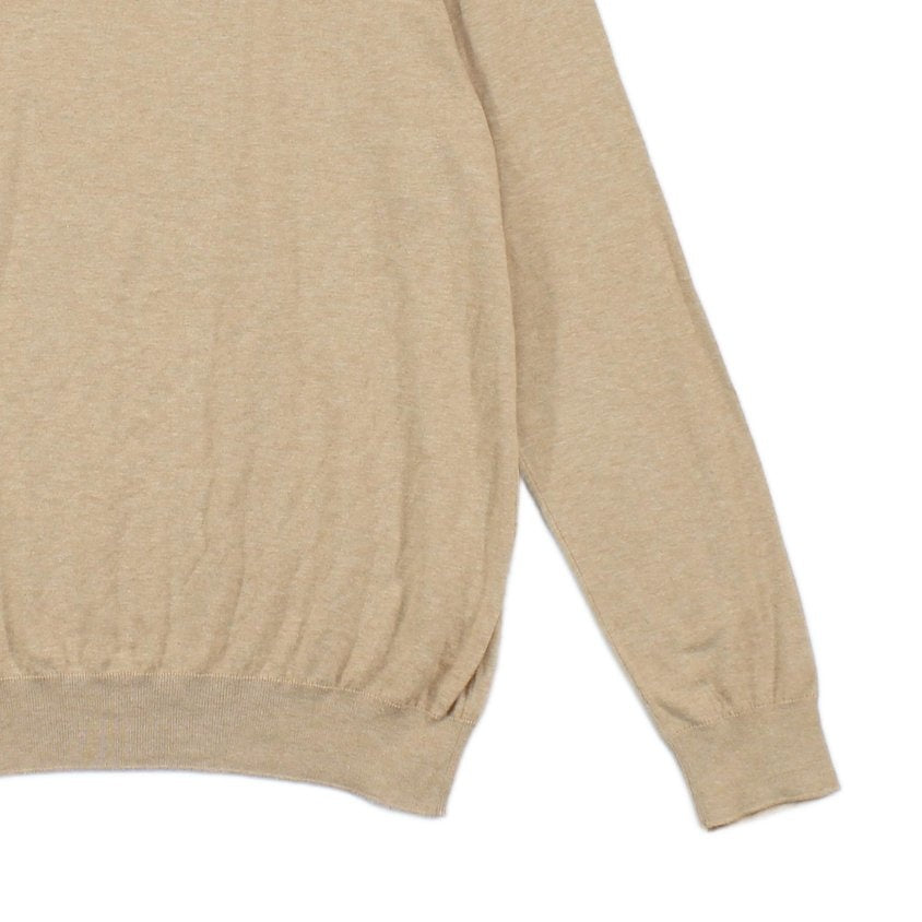 Mens Pima Cotton Jumper Slim Fit Knit