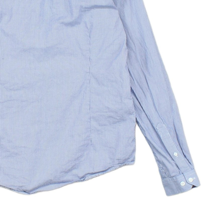 Mens Striped Shirt Long Sleeve Classic