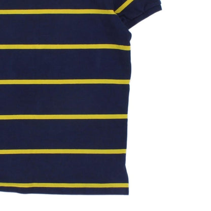 Mens Striped Polo Shirt Short Sleeve Custom Slim Fit