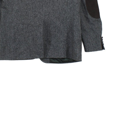 Mens Tweed Blazer Herringbone Wool