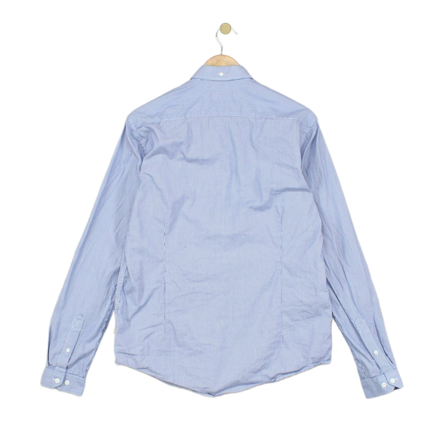 Mens Striped Shirt Long Sleeve Classic