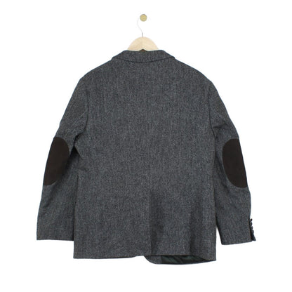 Mens Tweed Blazer Herringbone Wool