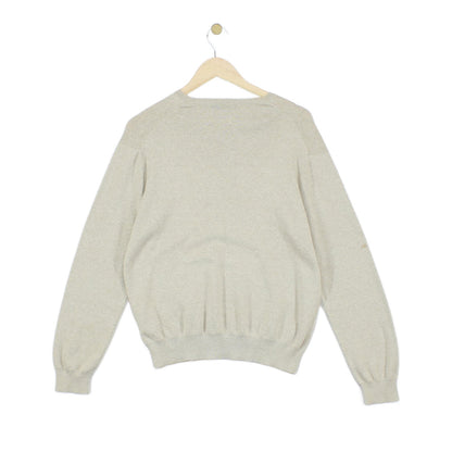 Mens V-Neck Jumper Pima Cotton