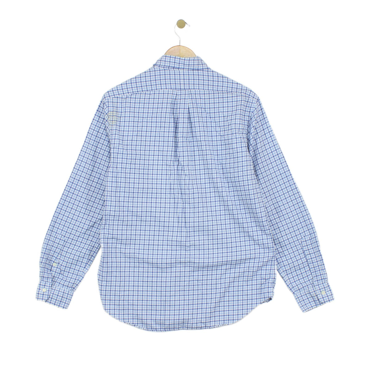 Mens Plaid Shirt Button Up Slim Fit