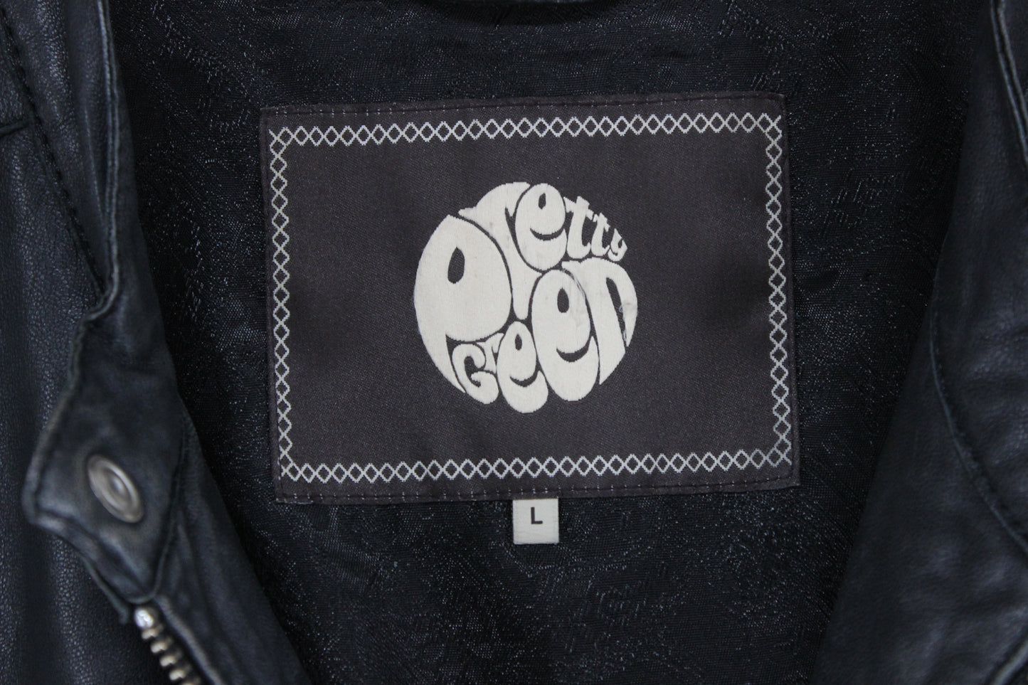 Mens Leather Jacket Biker Slim