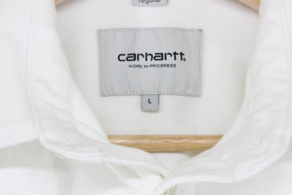 Mens Workwear Shirt Button Up Durable Heavyweight
