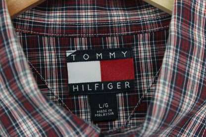 Mens Plaid Shirt Button Down Long Sleeve