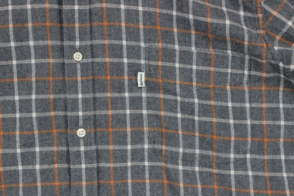 Mens Plaid Shirt Long Sleeve Button Up
