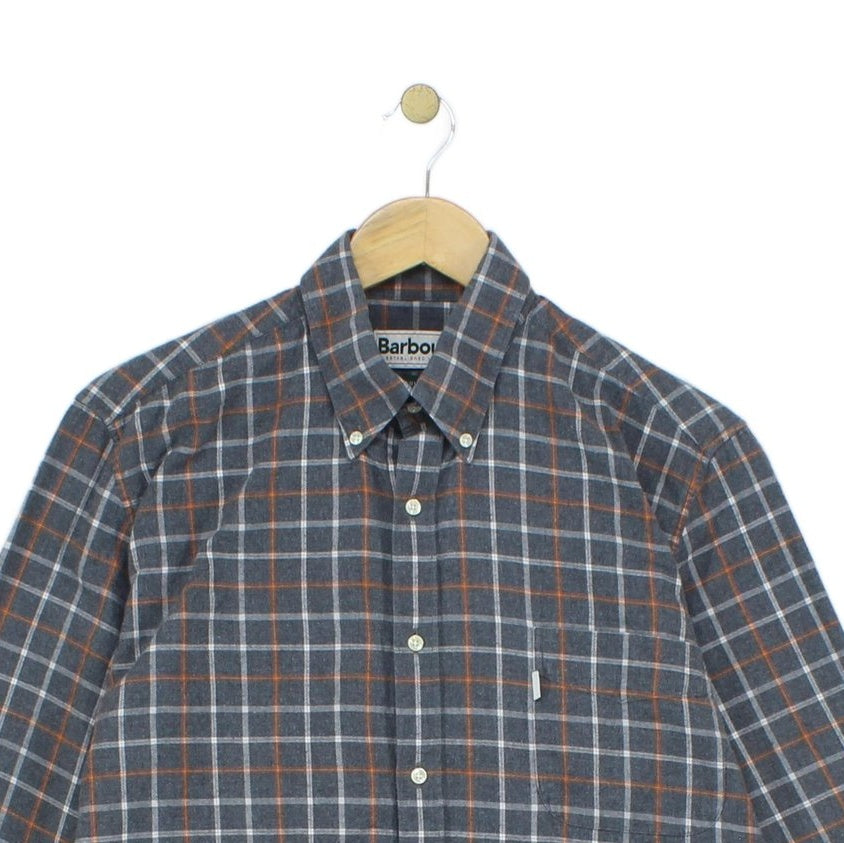 Mens Plaid Shirt Long Sleeve Button Up