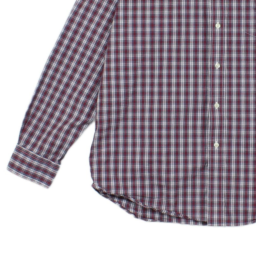 Mens Plaid Shirt Button Down Long Sleeve