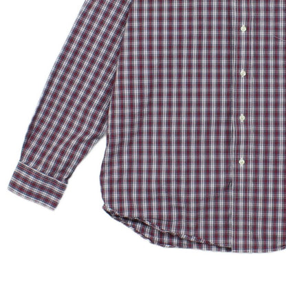 Mens Plaid Shirt Button Down Long Sleeve