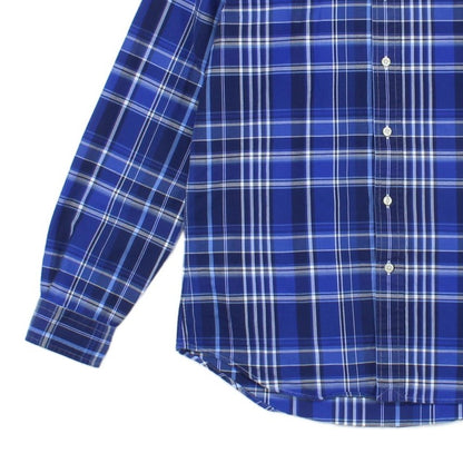 Mens Plaid Shirt Custom Fit Long Sleeve